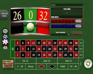 Roulette Deluxe  -  Playtech